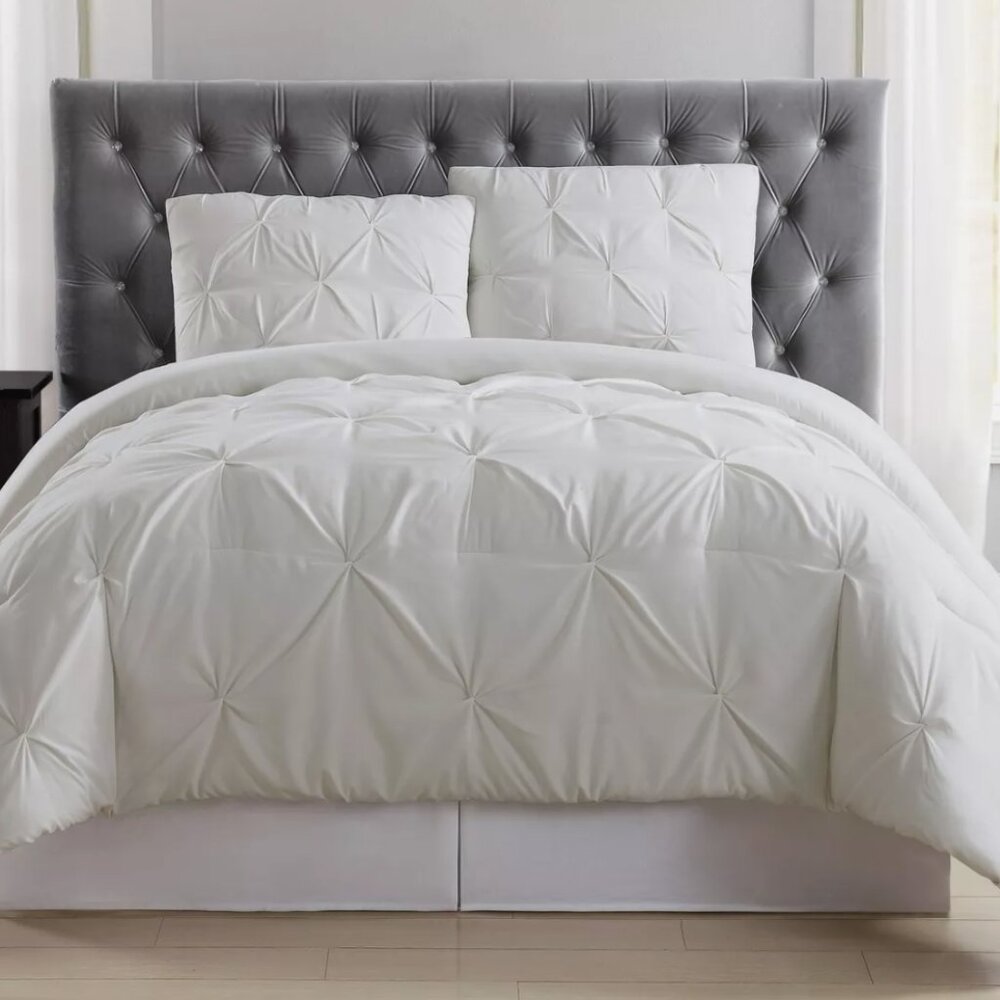 TRULY Soft Pleated Full/Queen Duvet Set Bedding